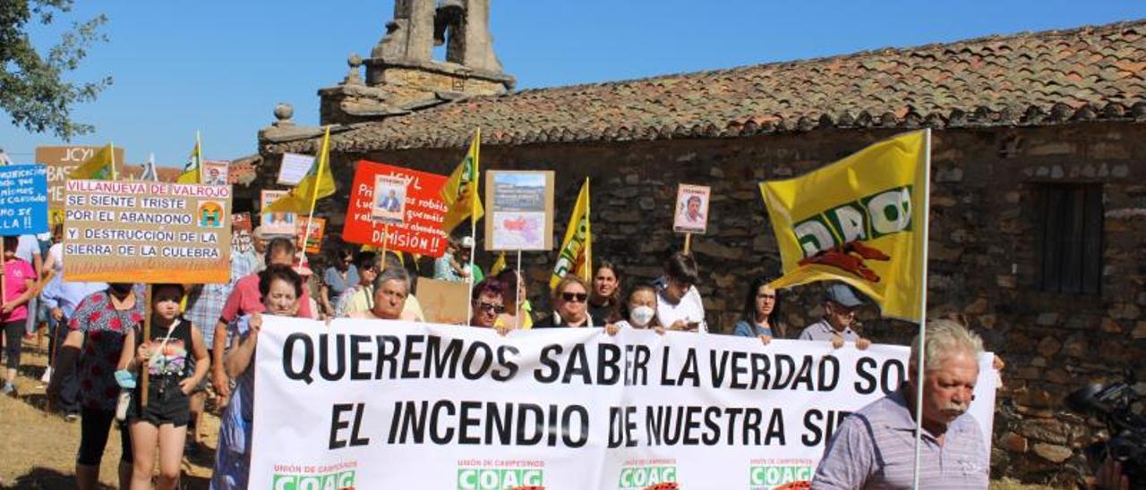 Manifestación convocada por COAG en Boya. | Araceli Saavedra