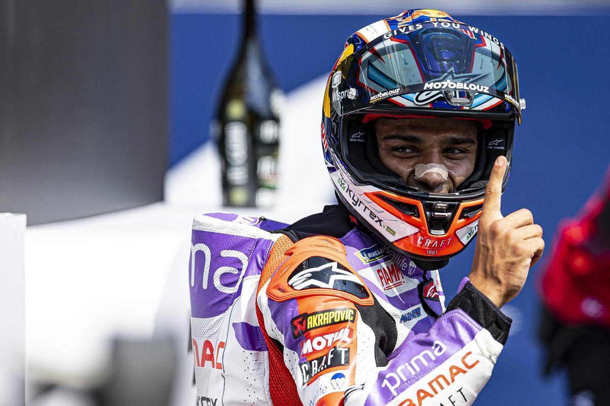 Jorge Martín (Ducati) no deja de pelear por su sueño.