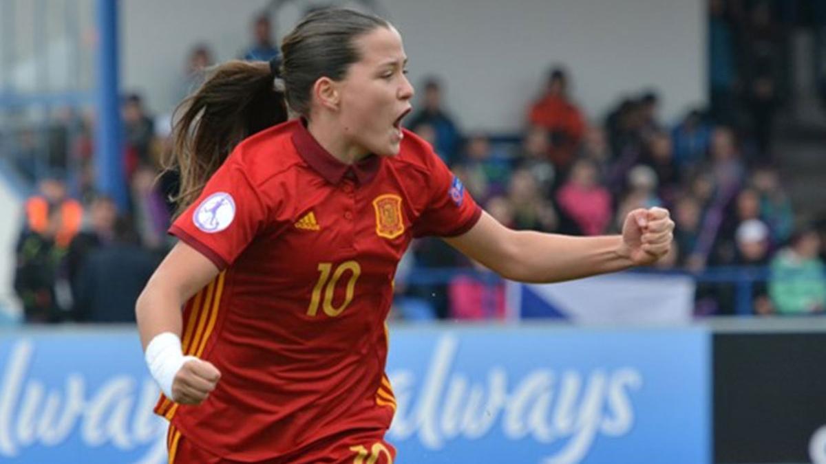 La azulgrana Claudia Pina ha marcado en el Europeo sub-17