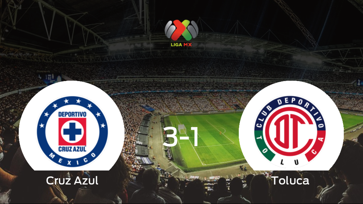 El Cruz Azul elimina al Toluca en cuartos de final tras ganar 3-1