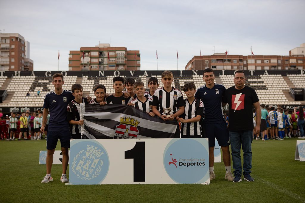 Clausura de la liga coal de fútbol en Cartagena