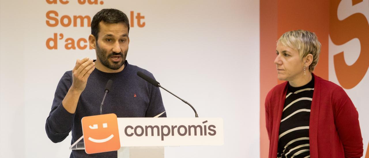 Vicent Marzá y Papi Robles presentan el plan de Compromís para las renovables