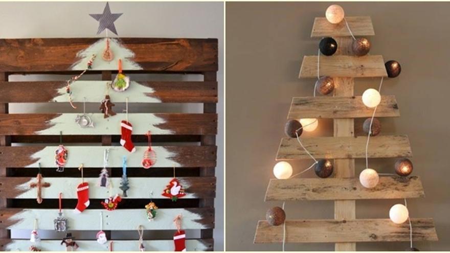 Árboles de navidad originales caseros: Los 10 árboles de Navidad caseros  más originales con los que decorar tu casa