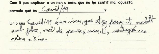 Otra definición sobre el covid-19 que se incluirá en el estudio.