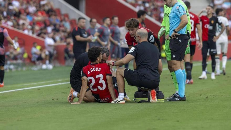 El Mallorca, pendiente de Morlanes y Roca: ambos podrían pasar por quirófano