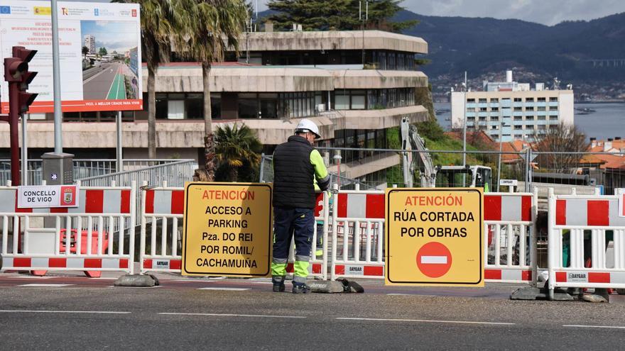 Vigo cierra el el Paseo de Granada y obliga a desvíos por Romil para llegar al Concello