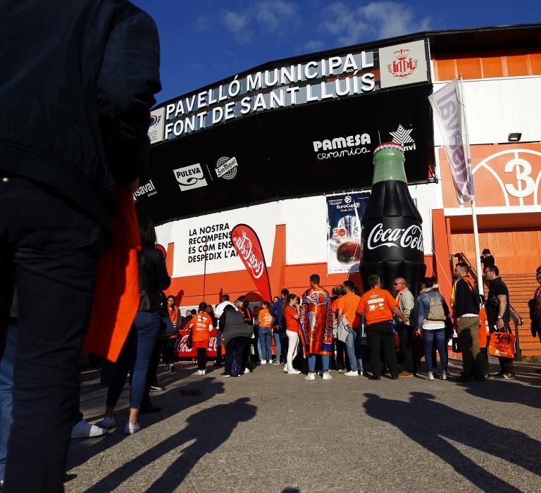 Llegada del Valencia Basket a la final de la Eurocup