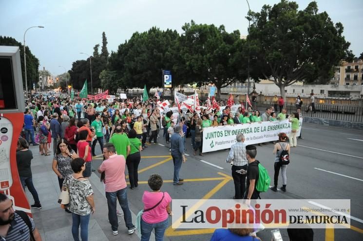 Manifestación contra la LOMCE en Murcia