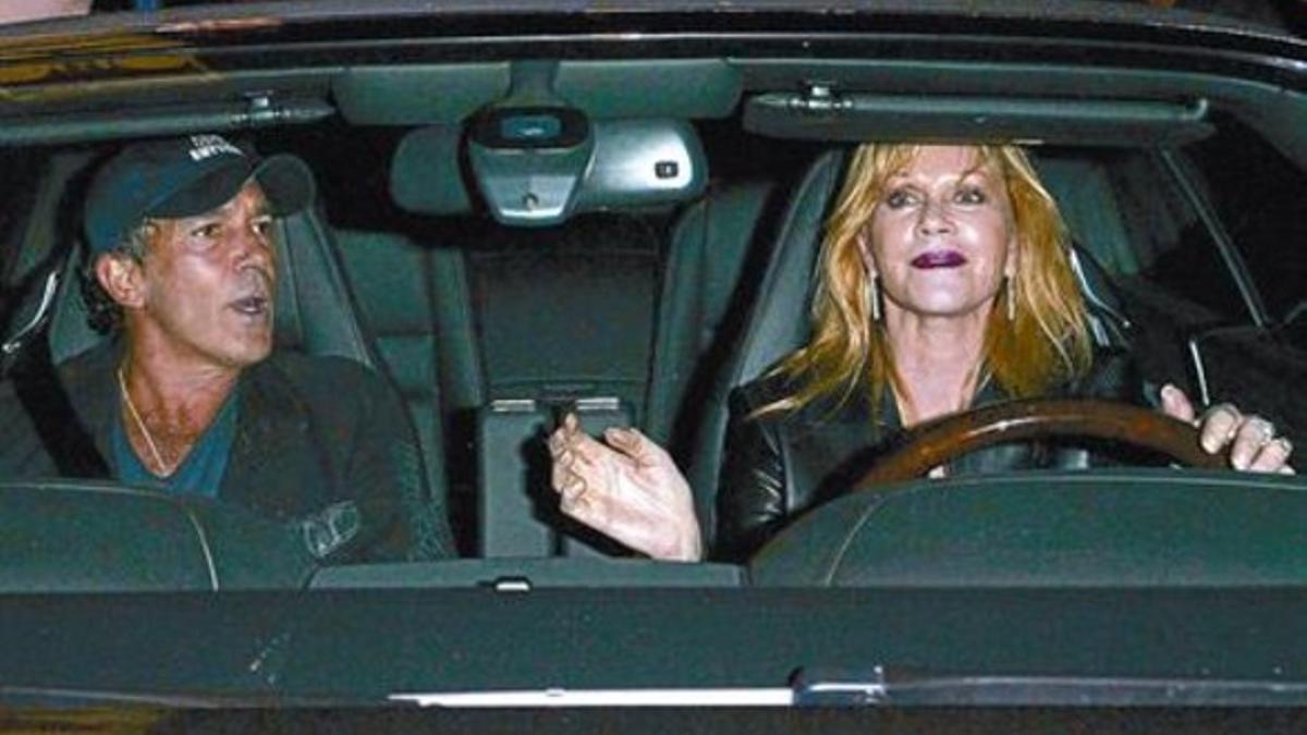 Antonio Banderas y Melanie Griffith, el pasado 4 de mayo en Los Ángeles.