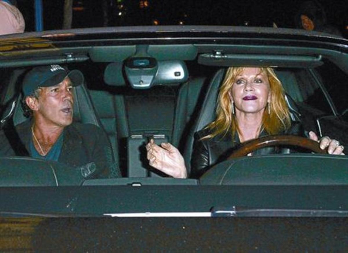 Antonio Banderas i Melanie Griffith, el passat 4 de maig a Los Angeles. Antonio Banderas i Melanie Griffith, el passat 4 de maig a Los Angeles.