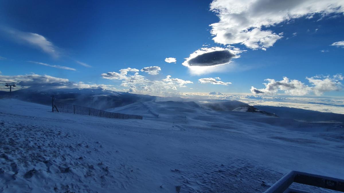 Primeras nieves de la temporada en La Molina