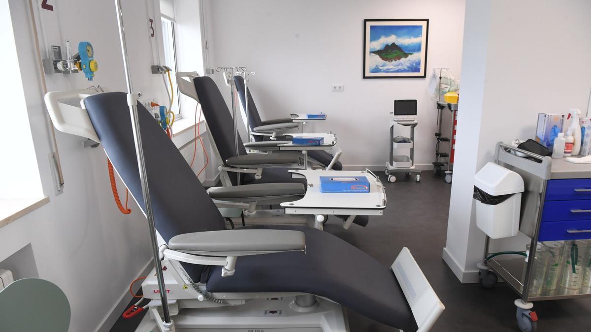 Servicio de Oncología de un hospital.