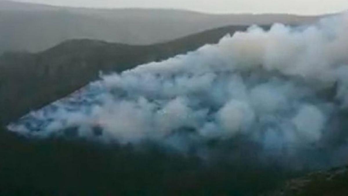 El fuego de Vilariño, en O Invernadeiro. 