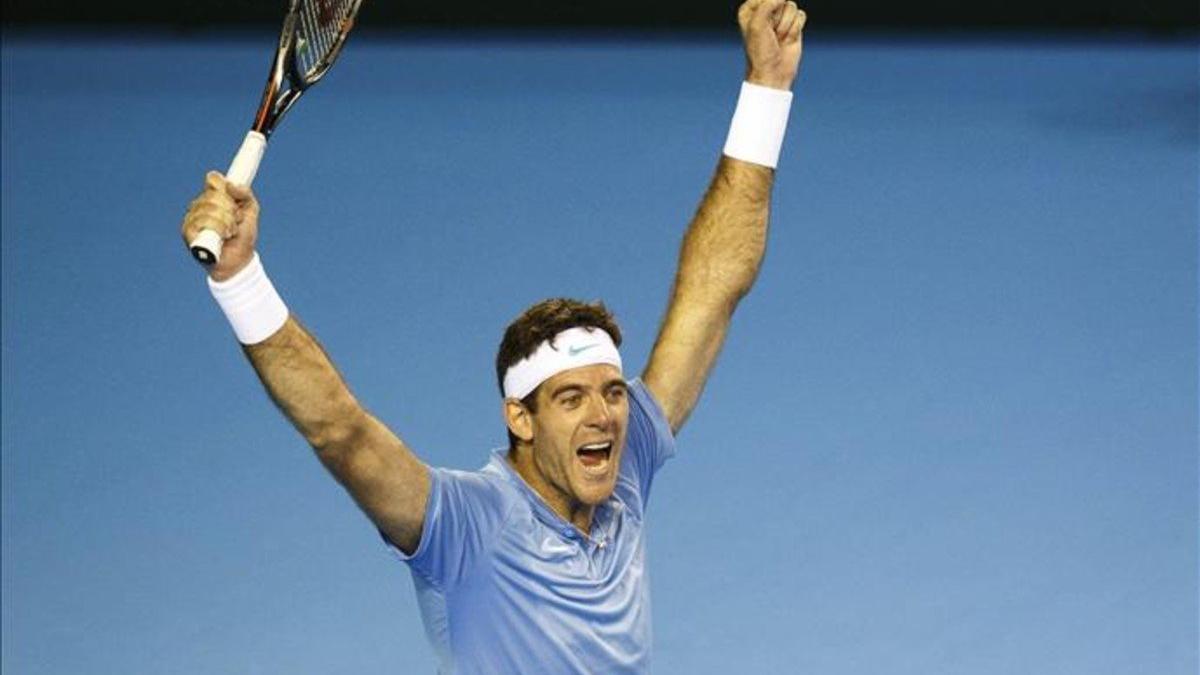Juan Martín Del Potro infligió la primera derrota en casa a Andy Murray