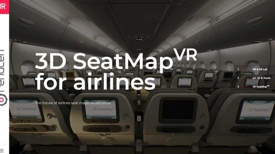 Un software extremeño permite visualizar el interior del avión para elegir asiento