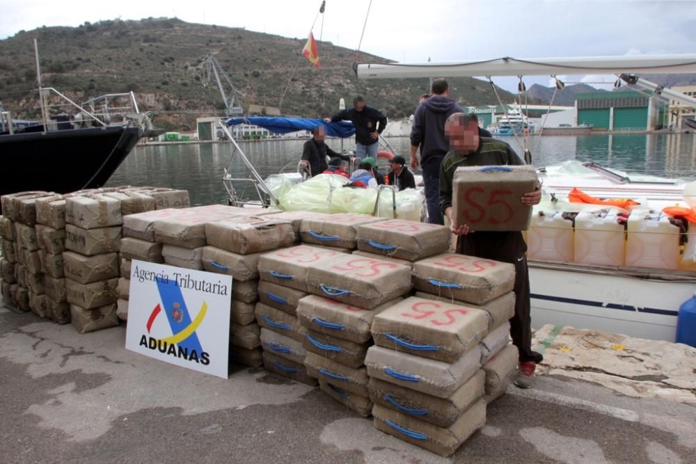 Operación antidroga en la costa de Cartagena