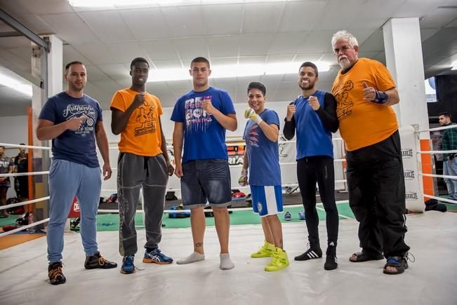 Deporte Base. Reportaje de boxeo al Jet Canarias