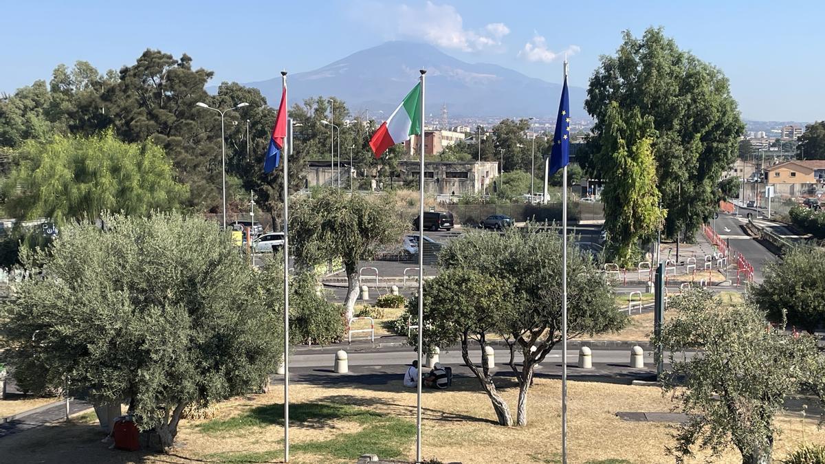 El volcán Etna, en Sicilia.