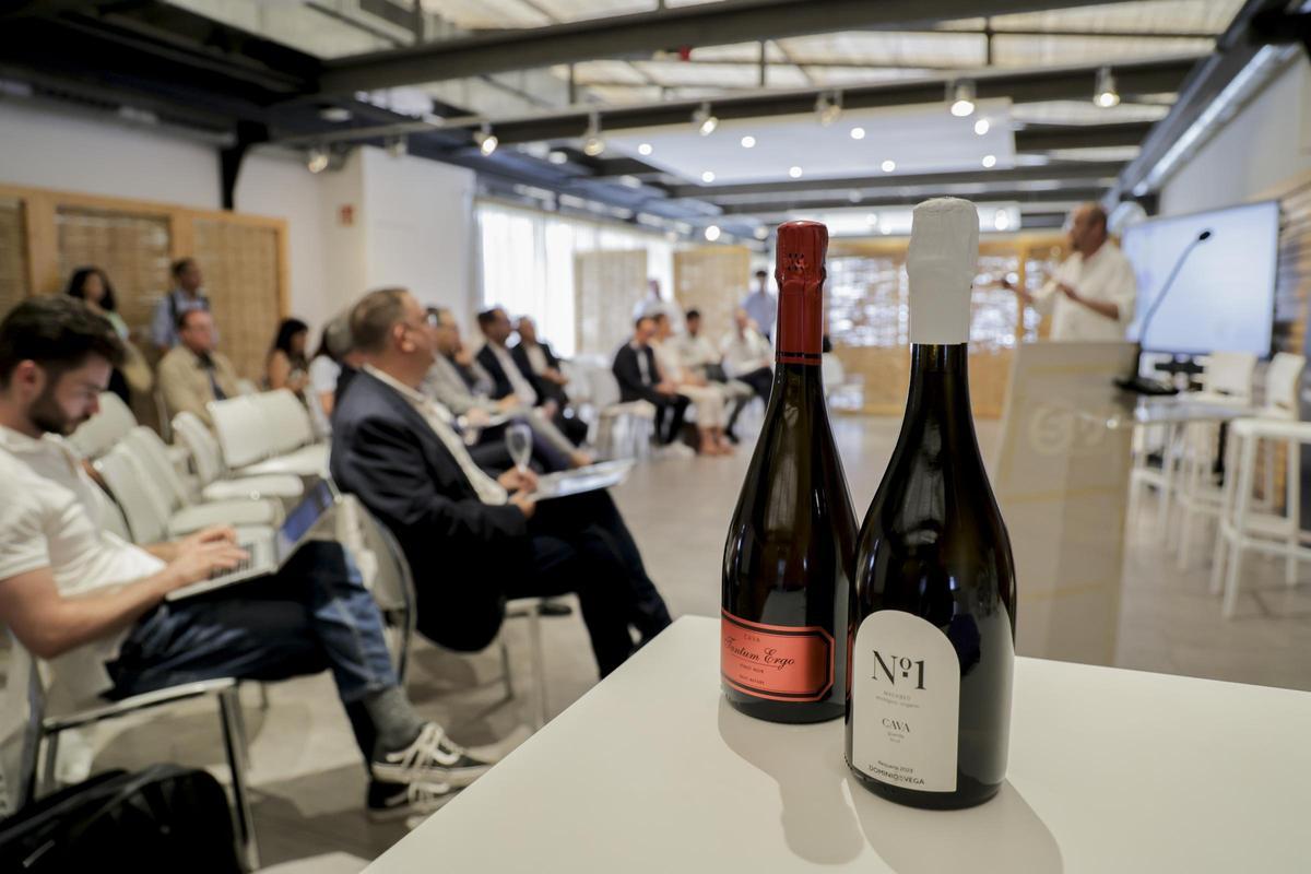 Degustación de cavas valencianos por parte de la asociación de Elaboradores de Cava de Requena.