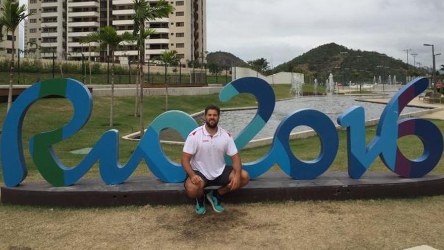 Borja Vivas, en la Villa Olímpica