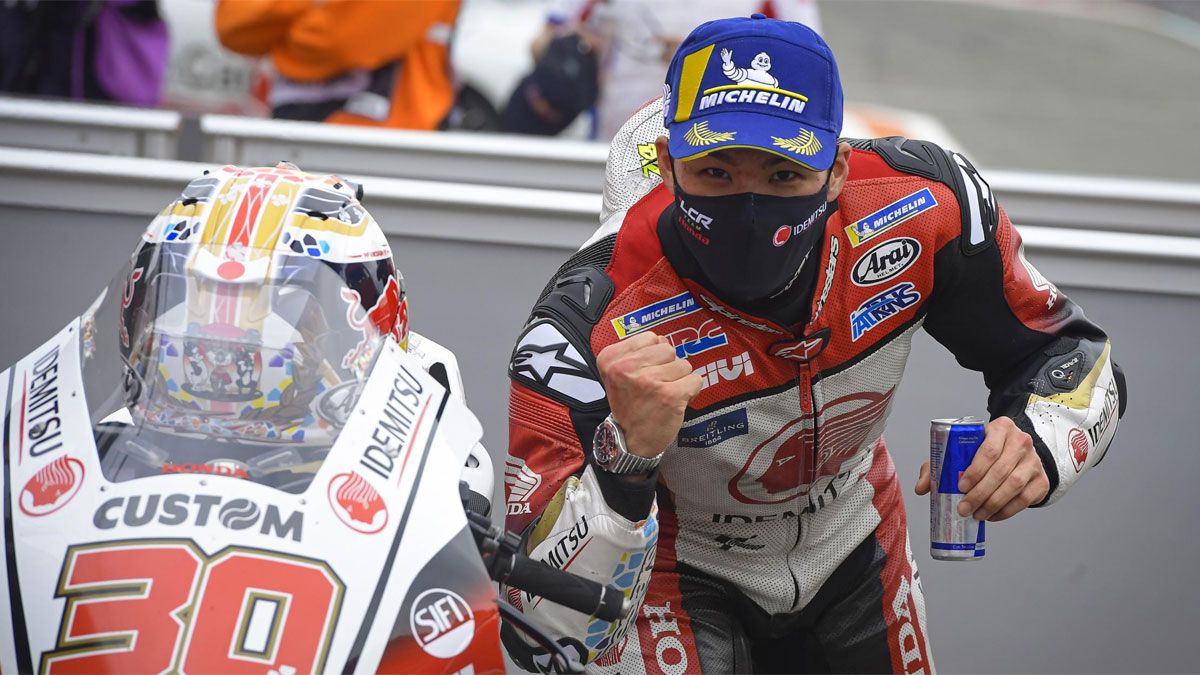 Nakagami, en 2020 con la Honda del LCR