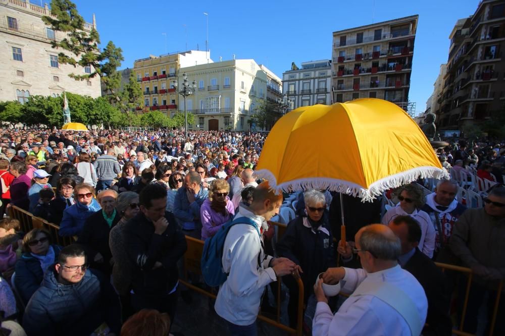 Misa d'Infants en la plaza d la Virgen de València 2018