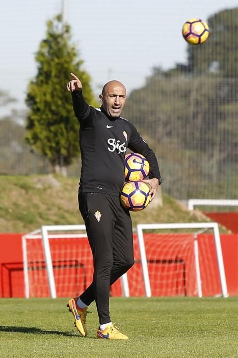 Entrenamiento del Sporting