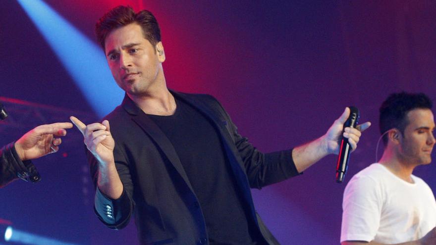 David Bustamante, en un concierto reciente.