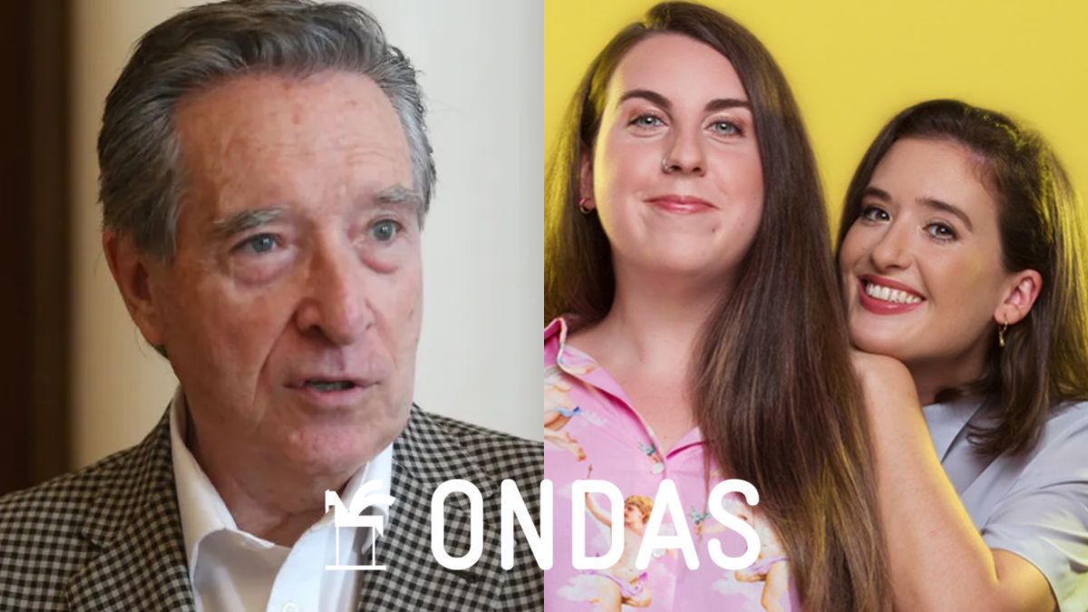 Iñaki Gabilondo y Carolina Iglesias y Victoria Martín, presentadoras de 'Estirando el chicle'