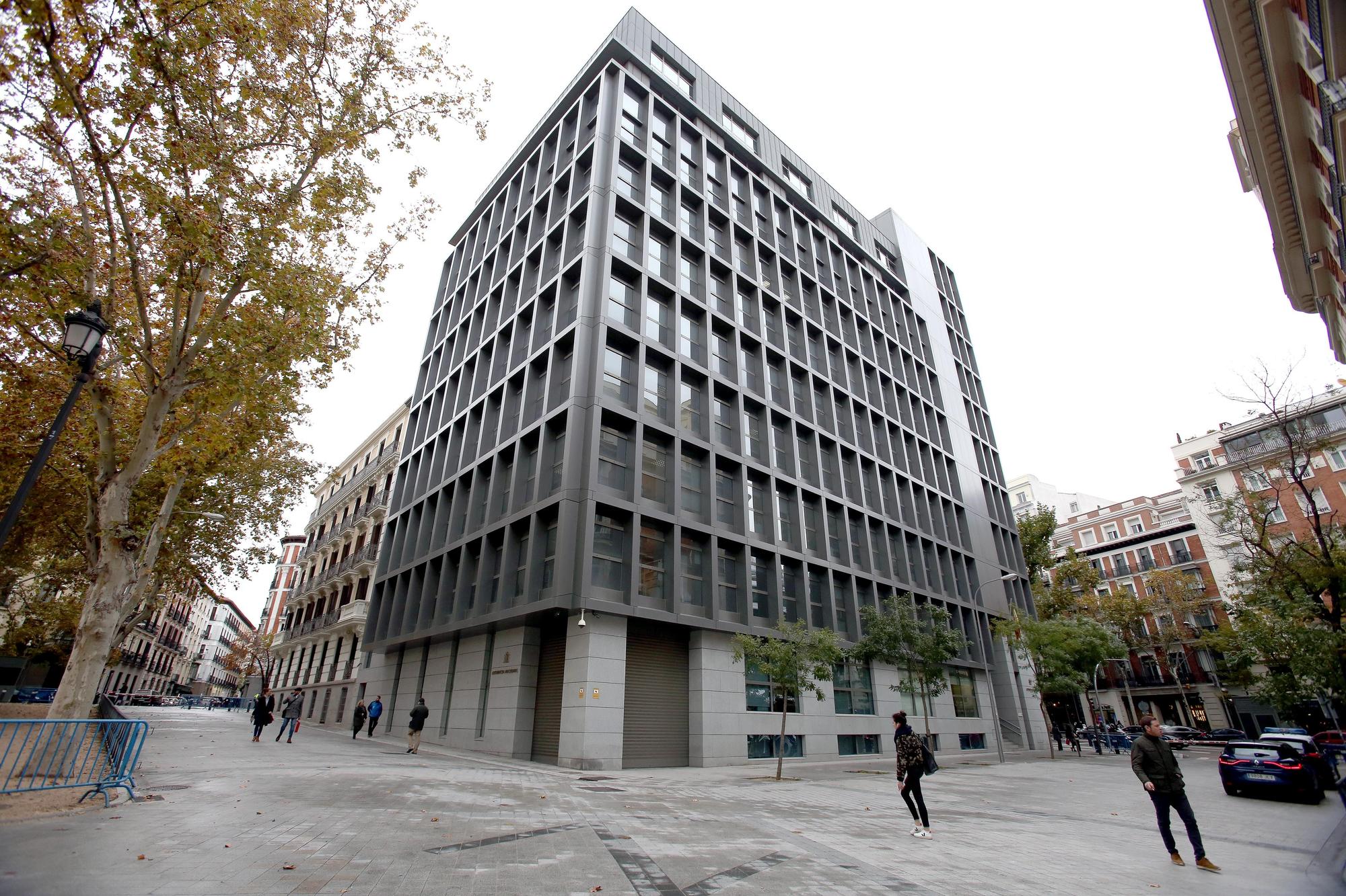 Fachada de la Audiencia Nacional.