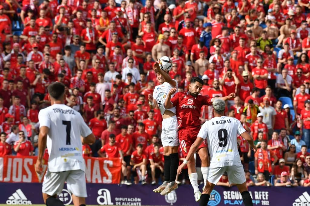 Las imágenes de la final del 'play off' de ascenso a Primera RFEF entre la Peña Deportiva y el Real Murcia