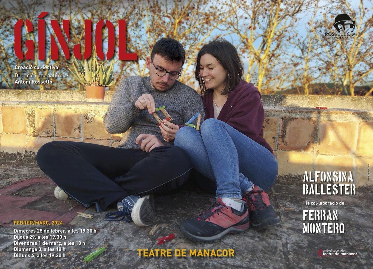 Gínjol, Teatre de Manacor Miércoles 28 de febrero