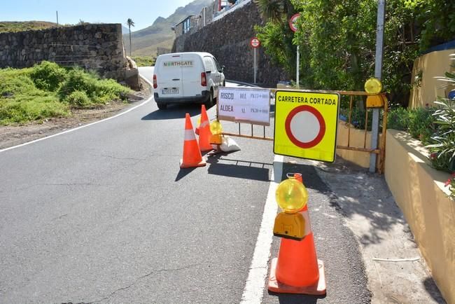 El Cabildo vuelve a cerrar la carretera entre La Aldea y El Risco