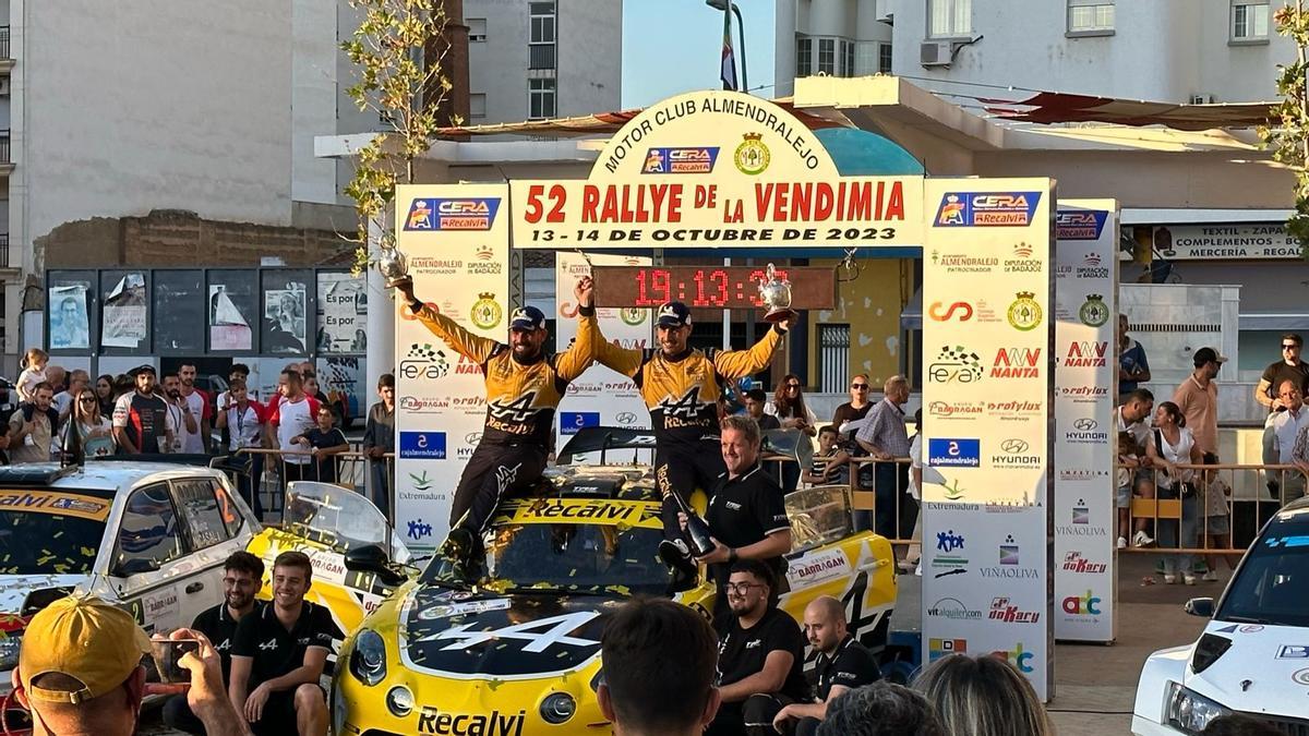 Una edición anterior del Rallye de la Vendimia.