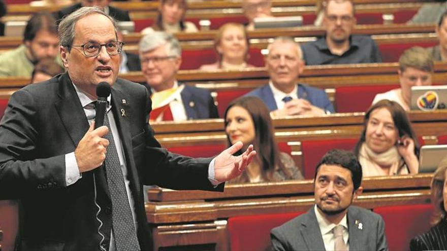 Torra cita a los partidos para acelerar la autodeterminación