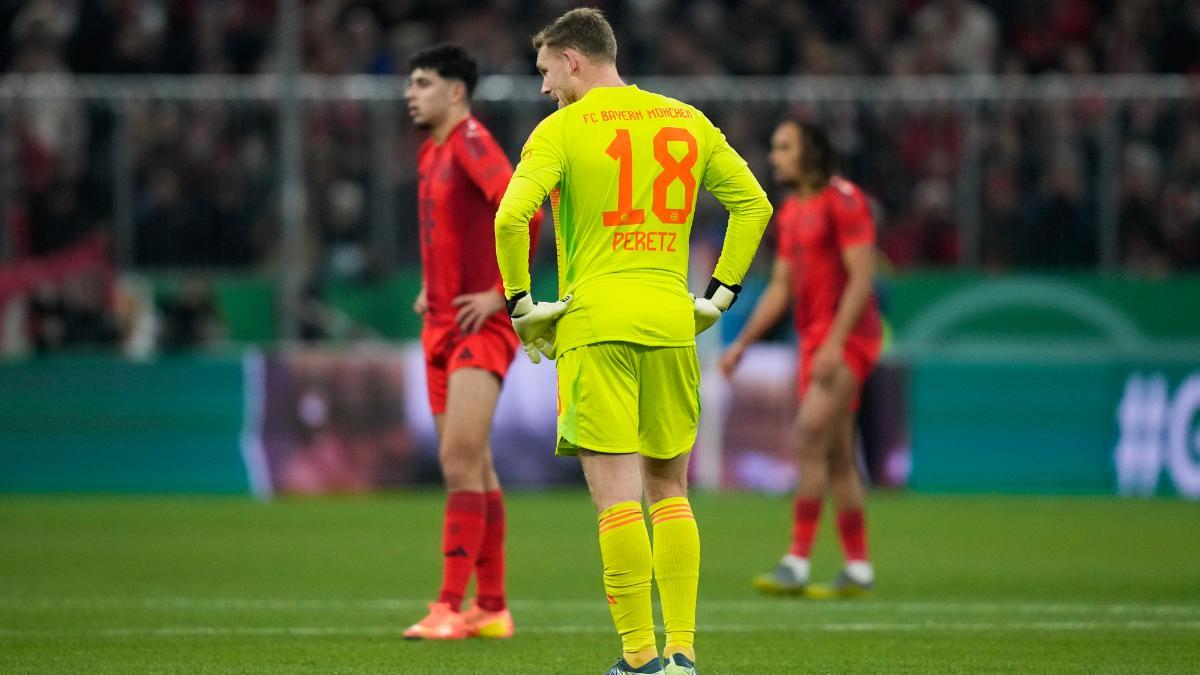 Daniel Peretz, en el duelo copero ante el Leverkusen