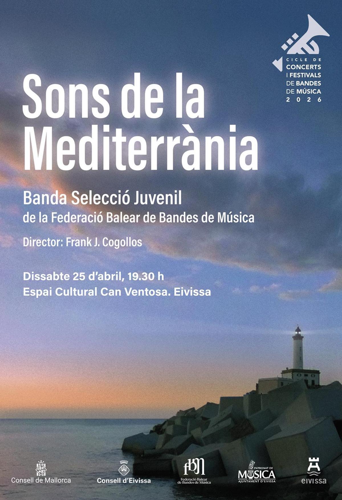 Cartel oficial de la rpesentación de 'Sons de la Mediterrània'