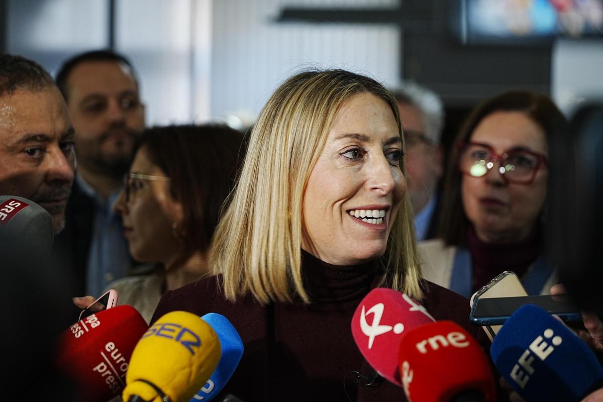 La presidenta de la Junta de Extremadura en funciones, María Guardiola, en una imagen de archivo.