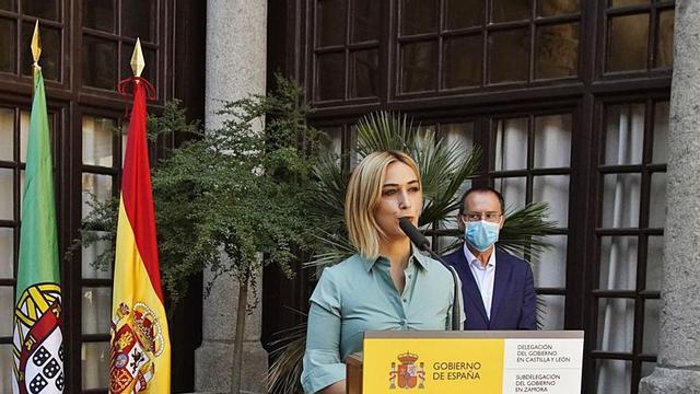 Isabel Ferreira, durante una visita reciente a Zamora.