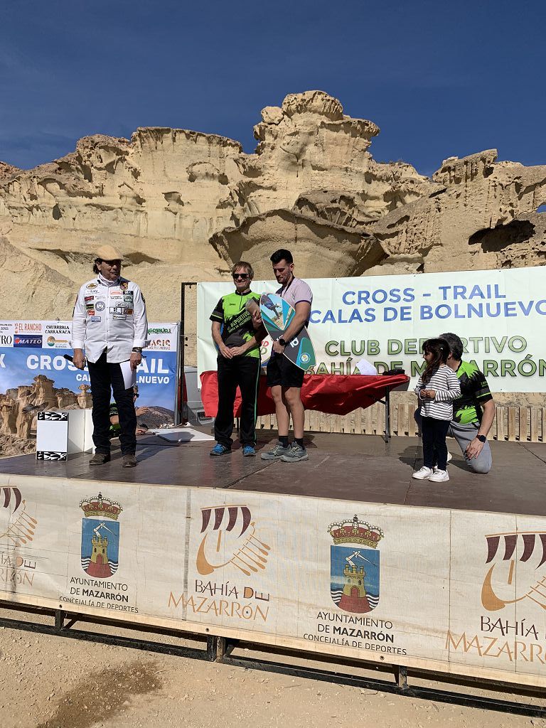 Todas las imágenes del cross por las calas de Bolnuevo, en Mazarrón