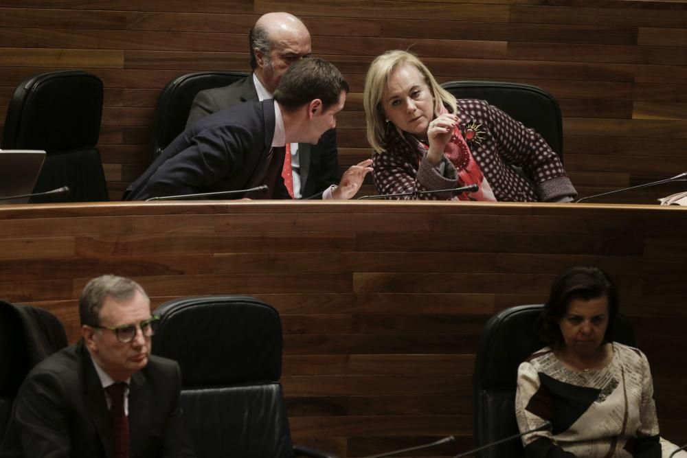 Debate en la Junta sobre los presupuestos asturianos