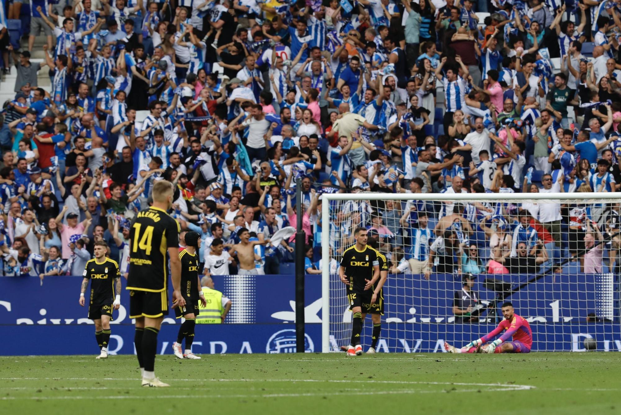 EN IMÁGENES: Así fue el partido entre el Espanyol y el Real Oviedo por subir a Primera División