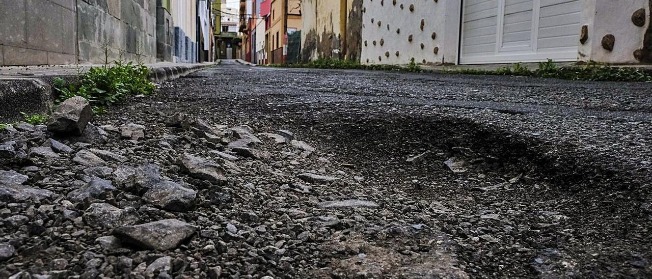 Calle Juan Vega Yedra, en el barrio de San Gregorio. | | ANDRÉS CRUZ