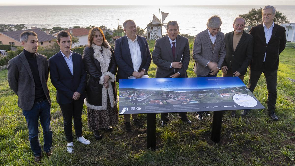 Directivos da CMAT cos representantes portugueses en Viana do Castelo.