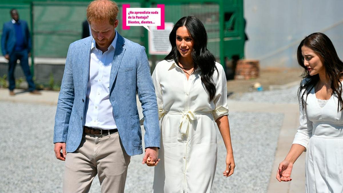 Meghan y Harry en Johannesburg en plan, aquí no pasa nada