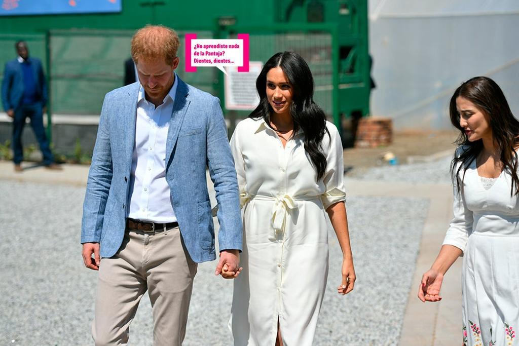 Meghan y Harry en Johannesburg en plan, aquí no pasa nada