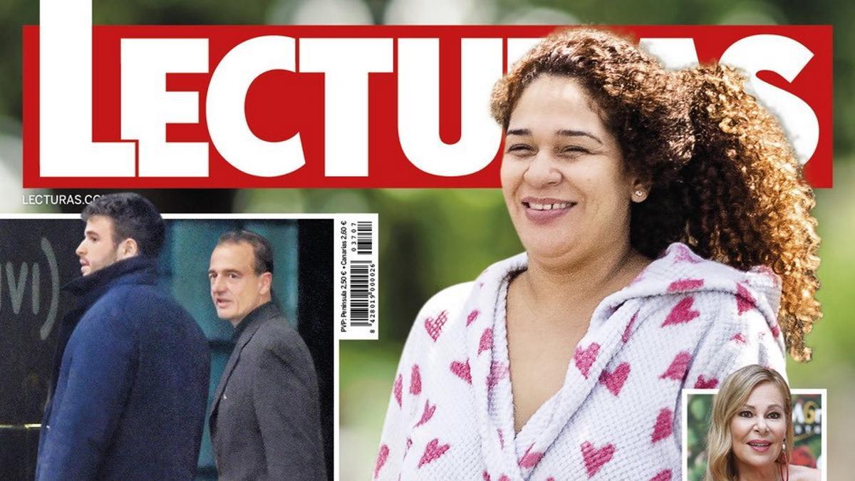 La portada de 'Lecturas' con el rostro de la madre gestante de la hija/nieta de Ana Obregón.