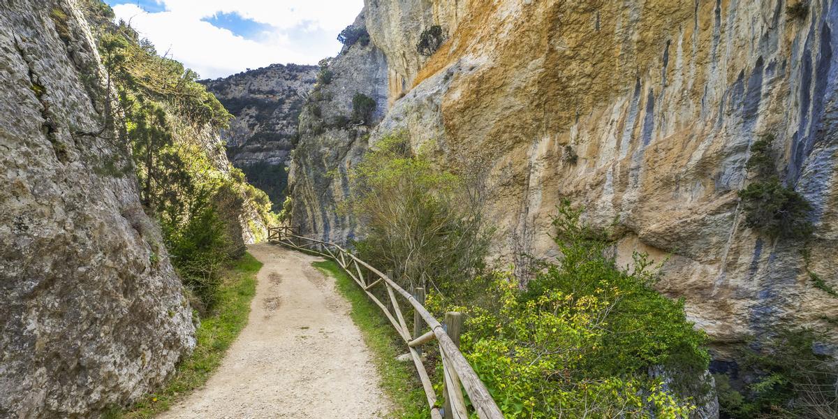 De origen kárstico, el parque está considerado como una gran muralla natural sobre las llanuras de La Bureba.