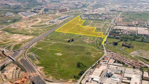 Terrenos de Buenavista. En amarillo, el suelo con uso residencial.