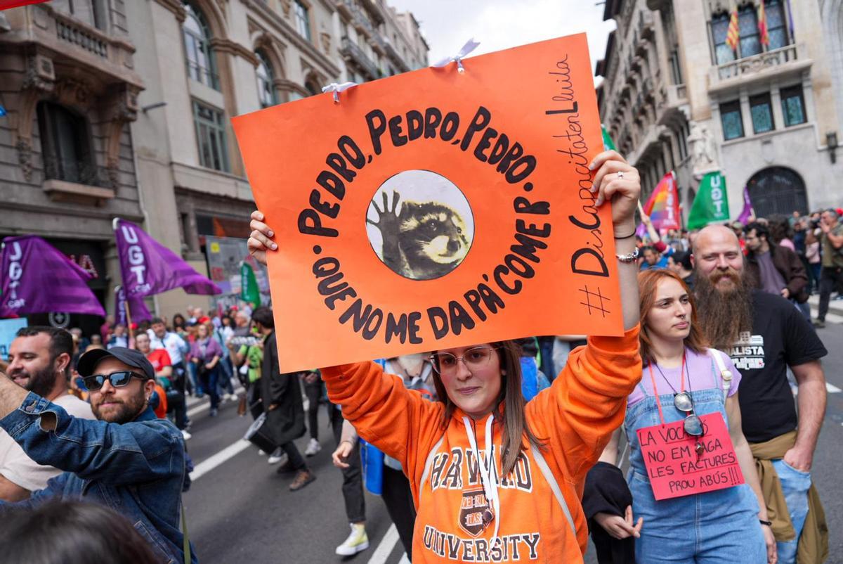 Celebración del 1 de Mayo en Barcelona